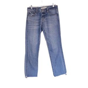 Hidden Jeans slim‎ straight raw hem size 25 mid wash